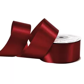 Saténová stuha 38mm x 22.86m - Bordová