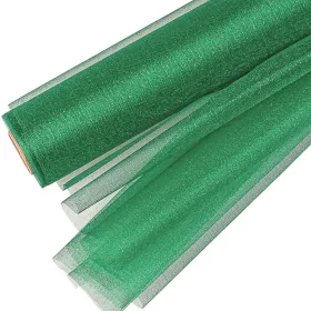 Snow organza 47cm x 10m - Tmavozelená
