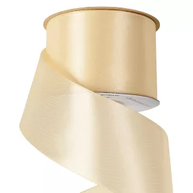 Saténová stuha 50mm x 22.86m - Ekrü