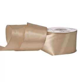 Saténová stuha 50mm x 22.86m - Béžová