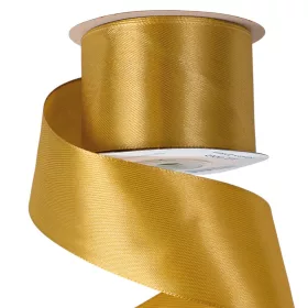 Saténová stuha 50mm x 22.86m - Zlatá