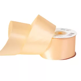 Saténová stuha 50mm x 22.86m - Krémová