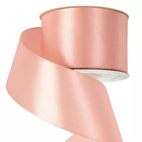 Saténová stuha 50mm x 22.86m - Púdrovo ružová