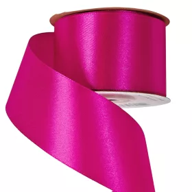 Saténová stuha 50mm x 22.86m - Tmavá ružová