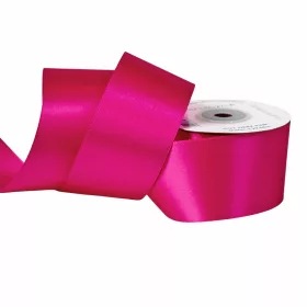 Saténová stuha 50mm x 22.86m - Tmavá ružová