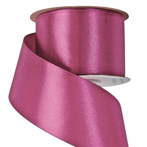 Saténová stuha 50mm x 22.86m - Baklažánová fialová