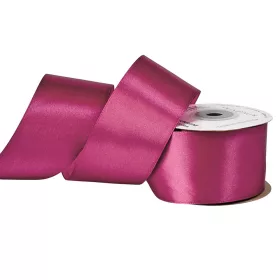 Saténová stuha 50mm x 22.86m - Baklažánová fialová