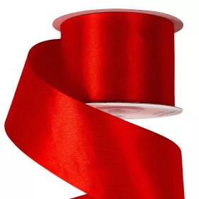 Saténová stuha 50mm x 22.86m - Červená