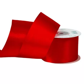 Saténová stuha 50mm x 22.86m - Červená