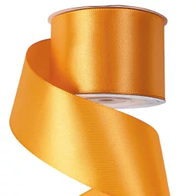 Saténová stuha 50mm x 22.86m - Pastelová oranžová