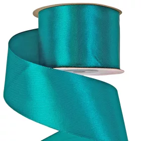 Saténová stuha 50mm x 22.86m - Tyrkysová modrá