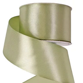 Saténová stuha 50mm x 22.86m - Vintage zelená
