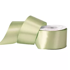 Saténová stuha 50mm x 22.86m - Vintage zelená