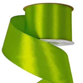 Saténová stuha 50mm x 22.86m - Čajová zelená