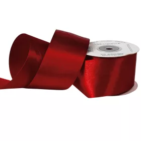 Saténová stuha 50mm x 22.86m - Bordová