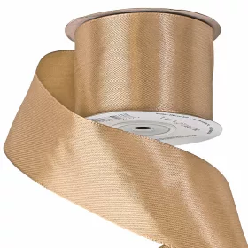 Saténová stuha 50mm x 22.86m - Hnedá