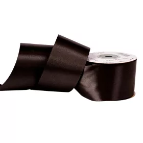 Saténová stuha 50mm x 22.86m - Čierna