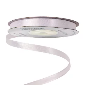 Saténová stuha 6mm x 22.86m - Biela