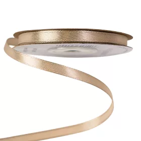 Saténová stuha 6mm x 22.86m - Béžová