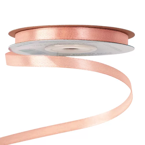 Saténová stuha 6mm x 22.86m - Púdrová béžová