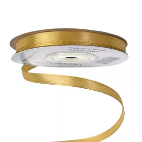 Saténová stuha 6mm x 22.86m - Zlatá