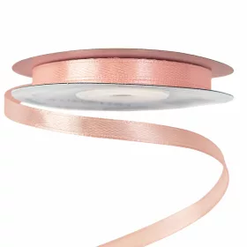 Saténová stuha 6mm x 22.86m - Púdrová ružová