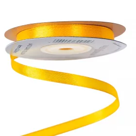 Saténová stuha 6mm x 22.86m - Tmavo žltá