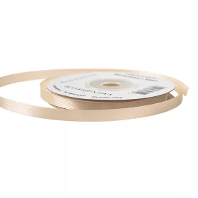 Saténová stuha 6mm x 22.86m - Šampanská