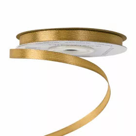 Saténová stuha 6mm x 22.86m - Zlatohnedá