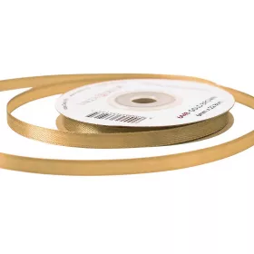 Saténová stuha 6mm x 22.86m - Zlatohnedá