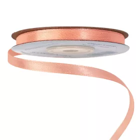 Saténová stuha 6mm x 22.86m - Broskyňová