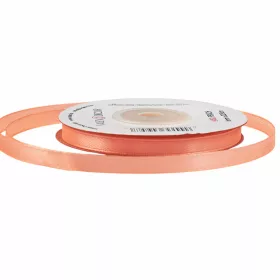 Saténová stuha 6mm x 22.86m - Broskyňová