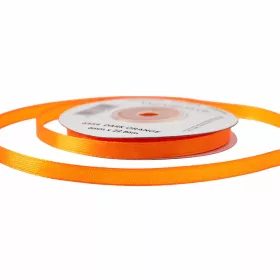 Saténová stuha 6mm x 22.86m - Tmavo oranžová