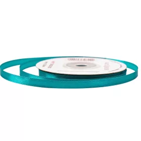 Saténová stuha 6mm x 22.86m - Tyrkysová