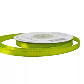 Saténová stuha 6mm x 22.86m - Čajová zelená