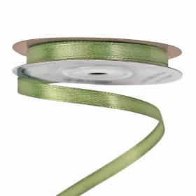 Saténová stuha 6mm x 22.86m - Machovo zelená