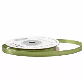 Saténová stuha 6mm x 22.86m - Machovo zelená