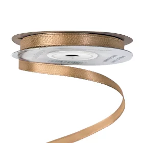 Saténová stuha 6mm x 22.86m - Hnedá