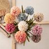 Dandelion hodvábna stonka, výška 38 cm – Tmavoružová