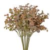 Eukalyptus zväzok, 12-stonkový, výška 34 cm – Ružovozelený