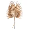 Metalický zlatý palmový listový zväzok, 6-stonkový, výška 33 cm, šírka 20 cm