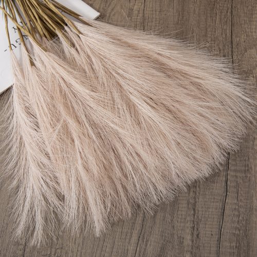 Pampová tráva zväzok, 10-stonkový, výška 48 cm – Púdrovohnedá