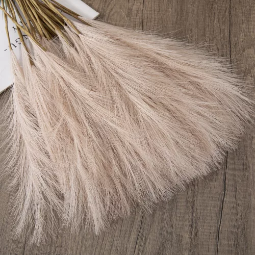 Pampová tráva zväzok, 10-stonkový, výška 48 cm - Púdrovohnedá