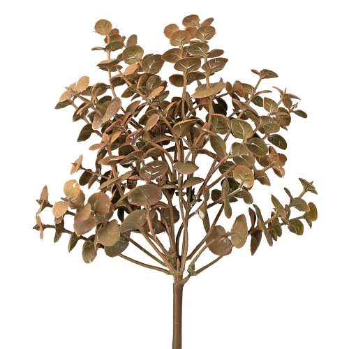 Eukalyptus umelá vetva, výška 33 cm – Žltá