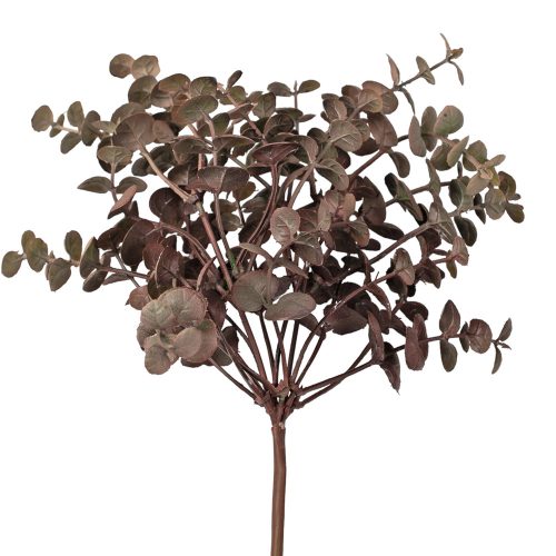 Eukalyptus umelá vetva, výška 33 cm – Svetlohnedá