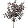 Eukalyptus umelá vetva, výška 33 cm – Tmavohnedá