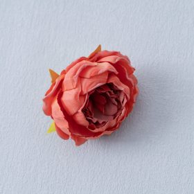 Pivónia hodvábny kvet, priemer 5,5 cm - Oranžová