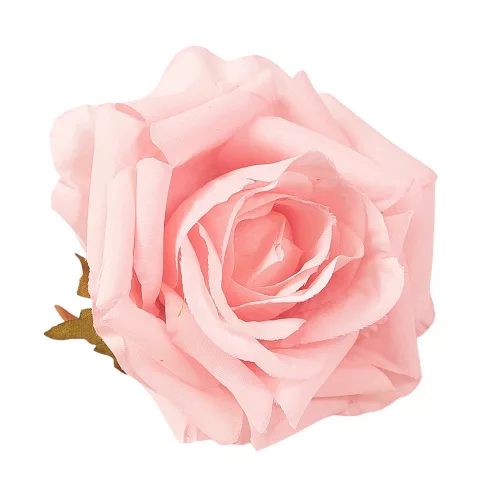 Ruža hodvábny kvet, priemer 8 cm - Svetloružový