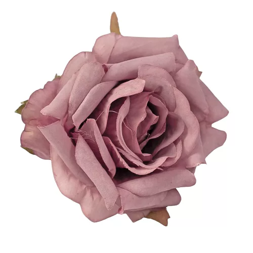 Ruža hodvábny kvet, priemer 8 cm - Svetlofialový