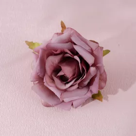 Ruža hodvábny kvet, priemer 8 cm - Svetlofialový